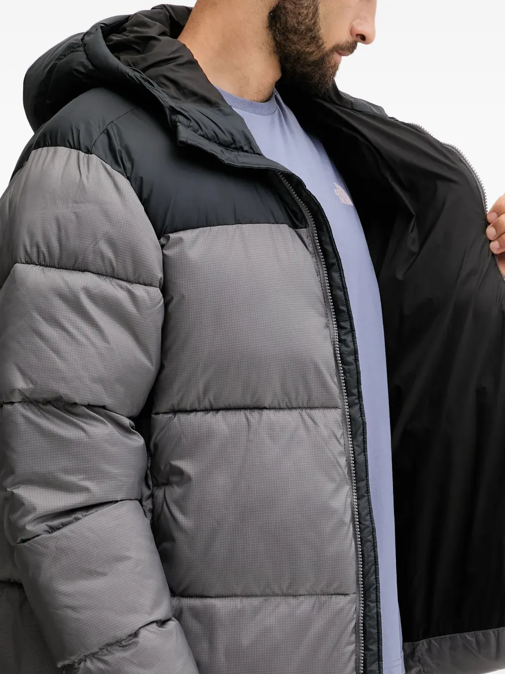 Columbia Gewatteerd jack met capuchon Grijs