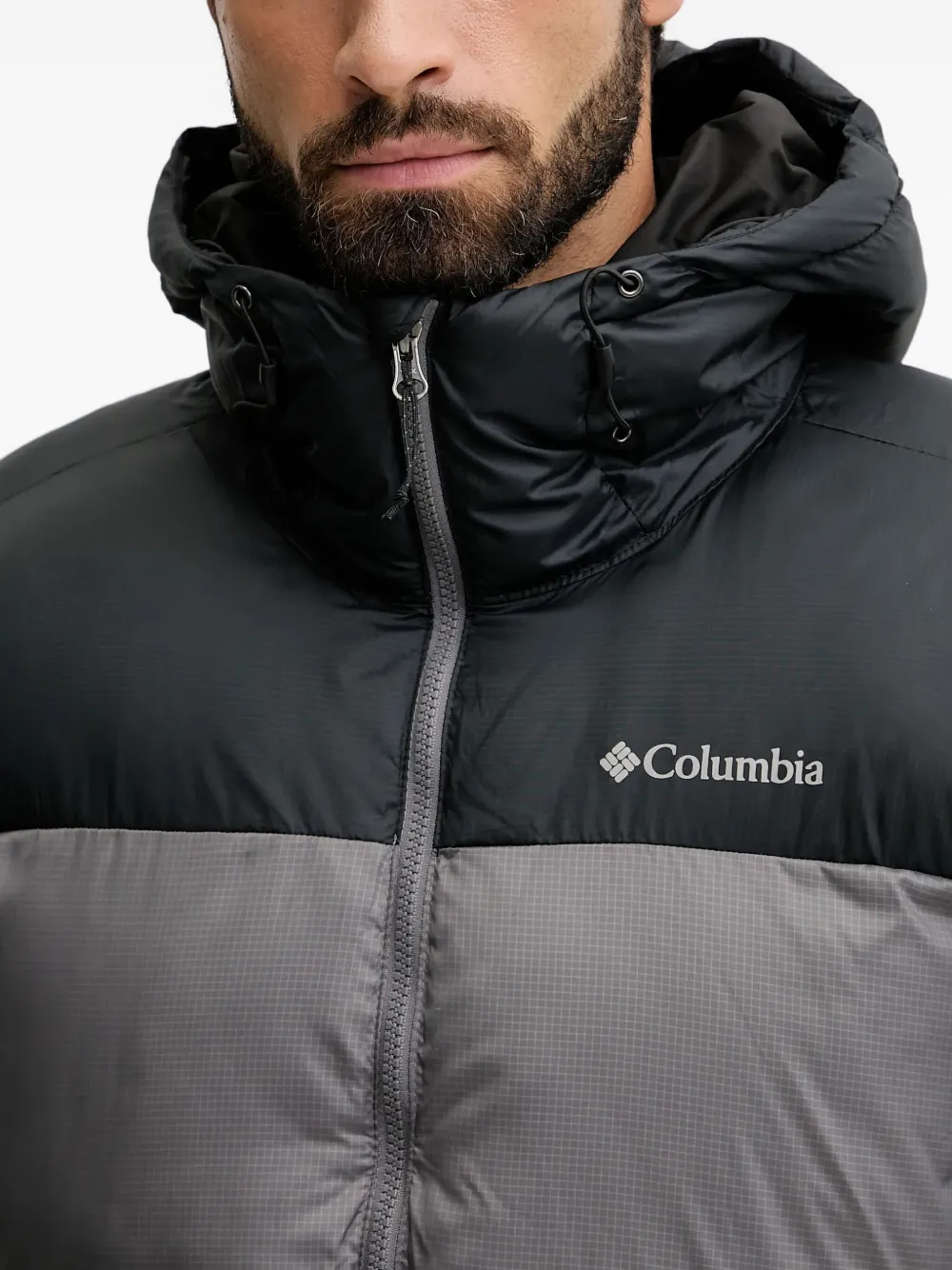 Columbia Gewatteerd jack met capuchon Grijs