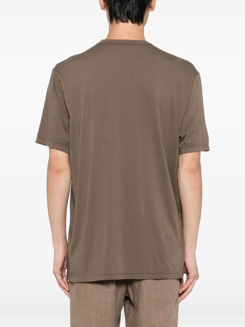 James Perse Luxe Lotus Tee In Brown