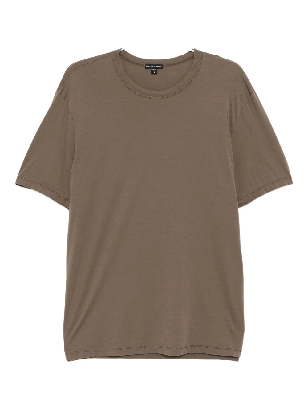 James Perse Luxe Lotus Tee In Brown