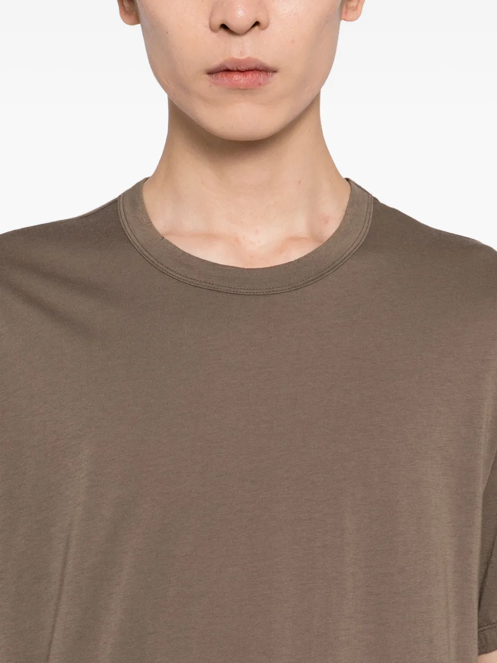 James Perse Luxe Lotus Tee In Brown