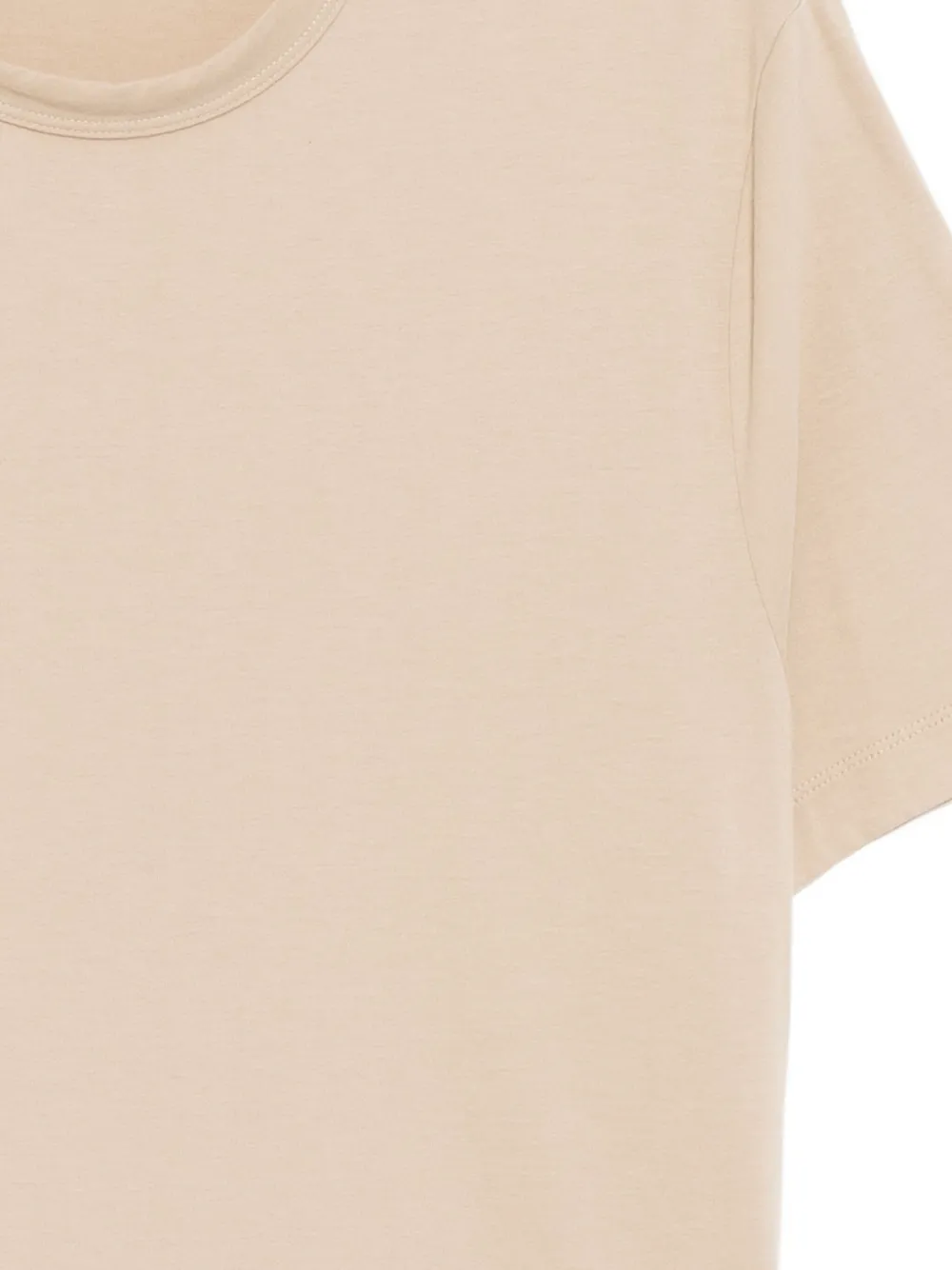 James Perse Heavy Luxe T-shirt met ronde hals Beige