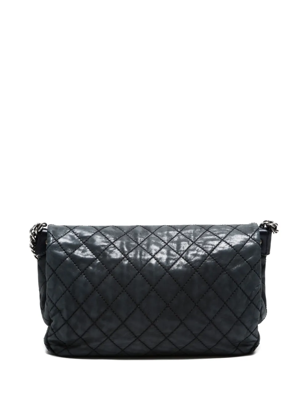 Pre-owned Chanel 2012-2013 Quilted Cc Mark Shoulderbag In Black