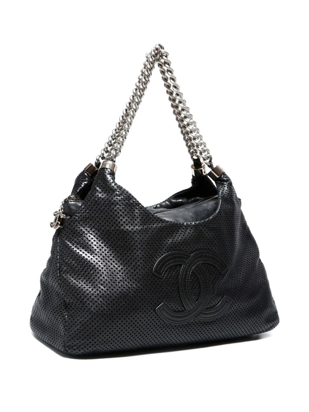 Pre-owned Chanel 2008-2009 Mark Chain Shoulderbag In Black