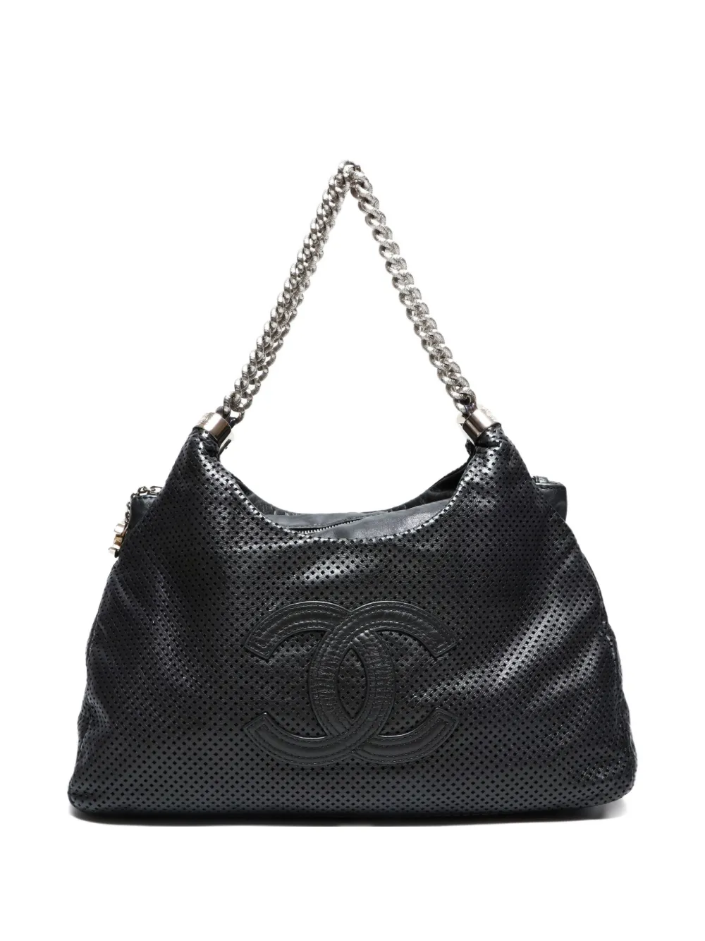 Pre-owned Chanel 2008-2009 Mark Chain Shoulderbag In Black