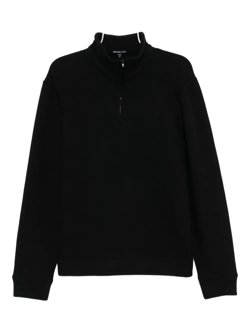 James Perse High-neck Sweatshirt In Black