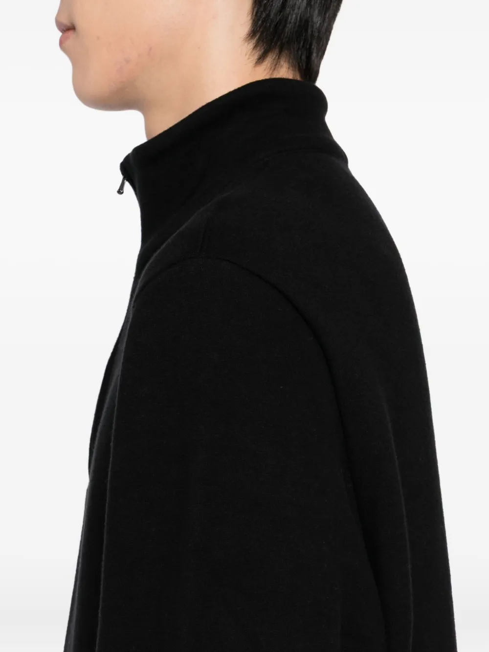 James Perse High-neck Sweatshirt In Black