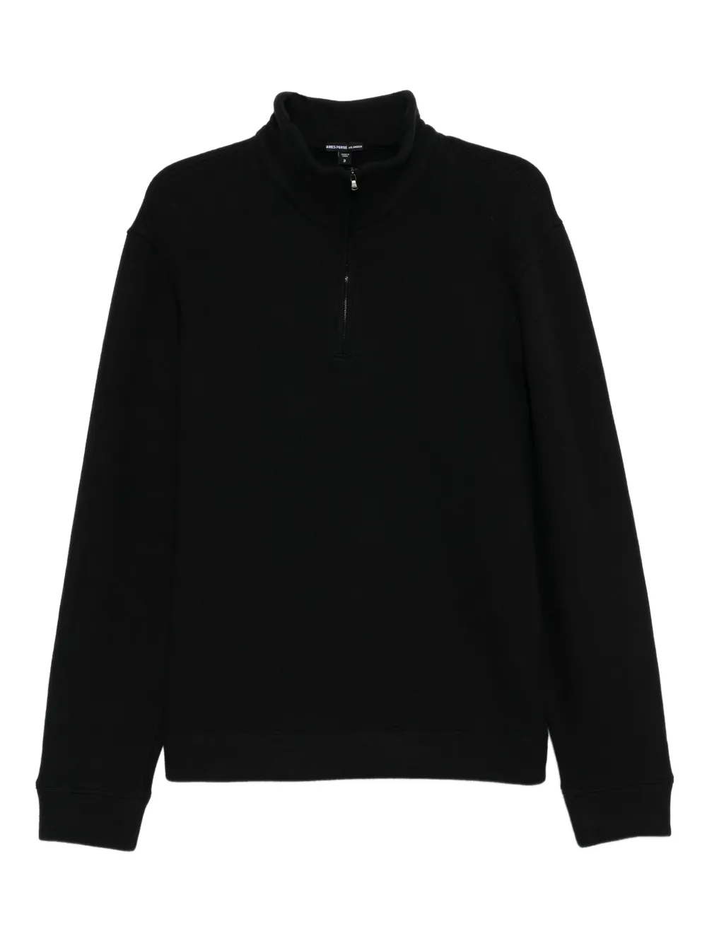 James Perse sweat à col zippé | noir | Image 1
