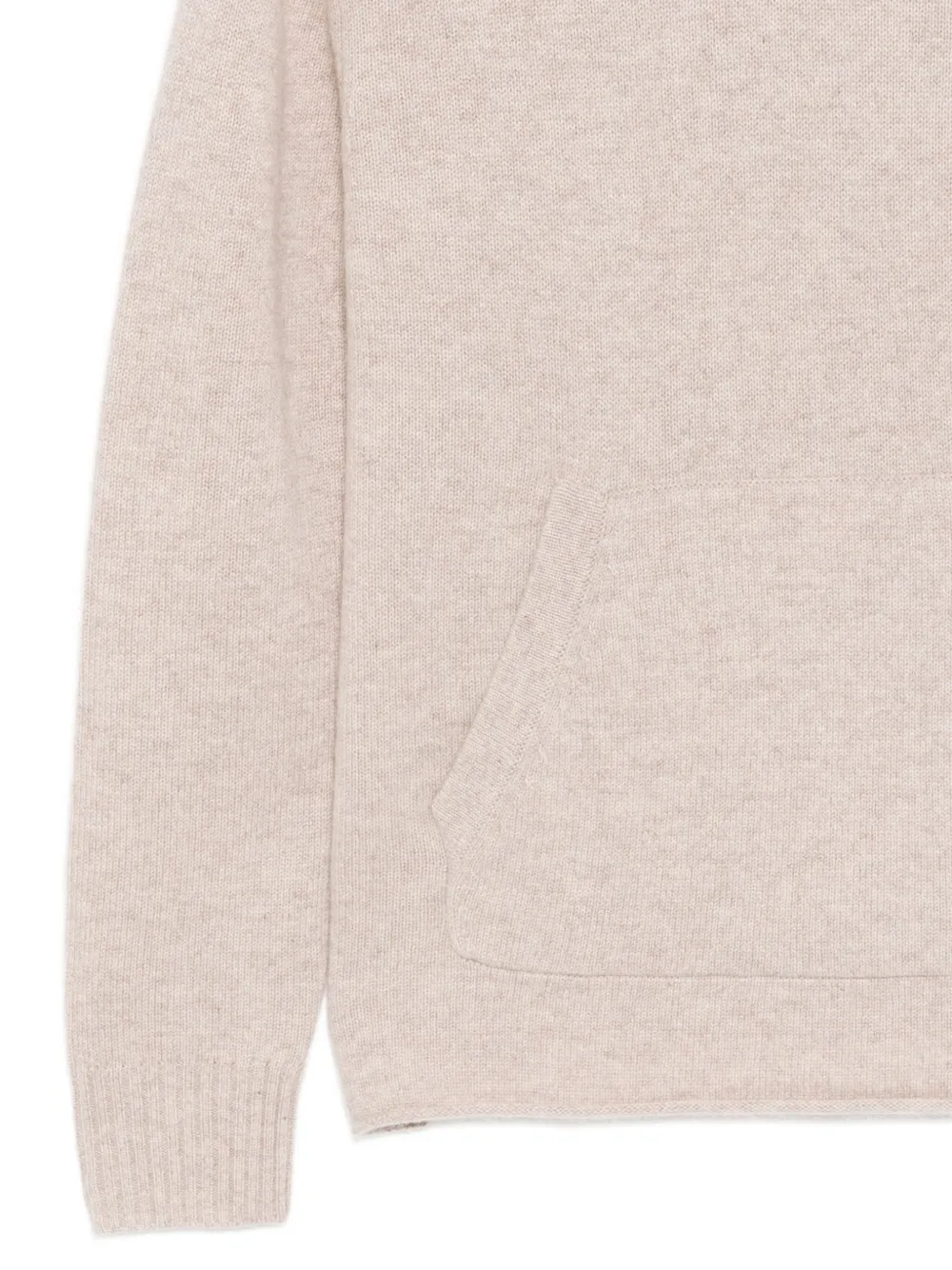 James Perse Cashmere Hooed Pullover In Neutral