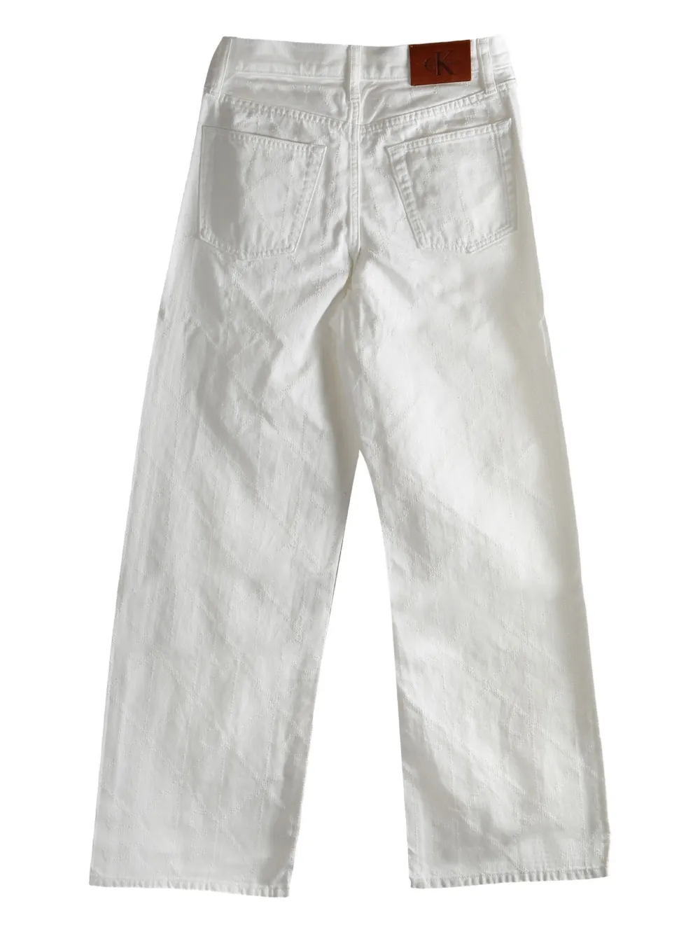 Calvin Klein wide-leg jeans - Wit