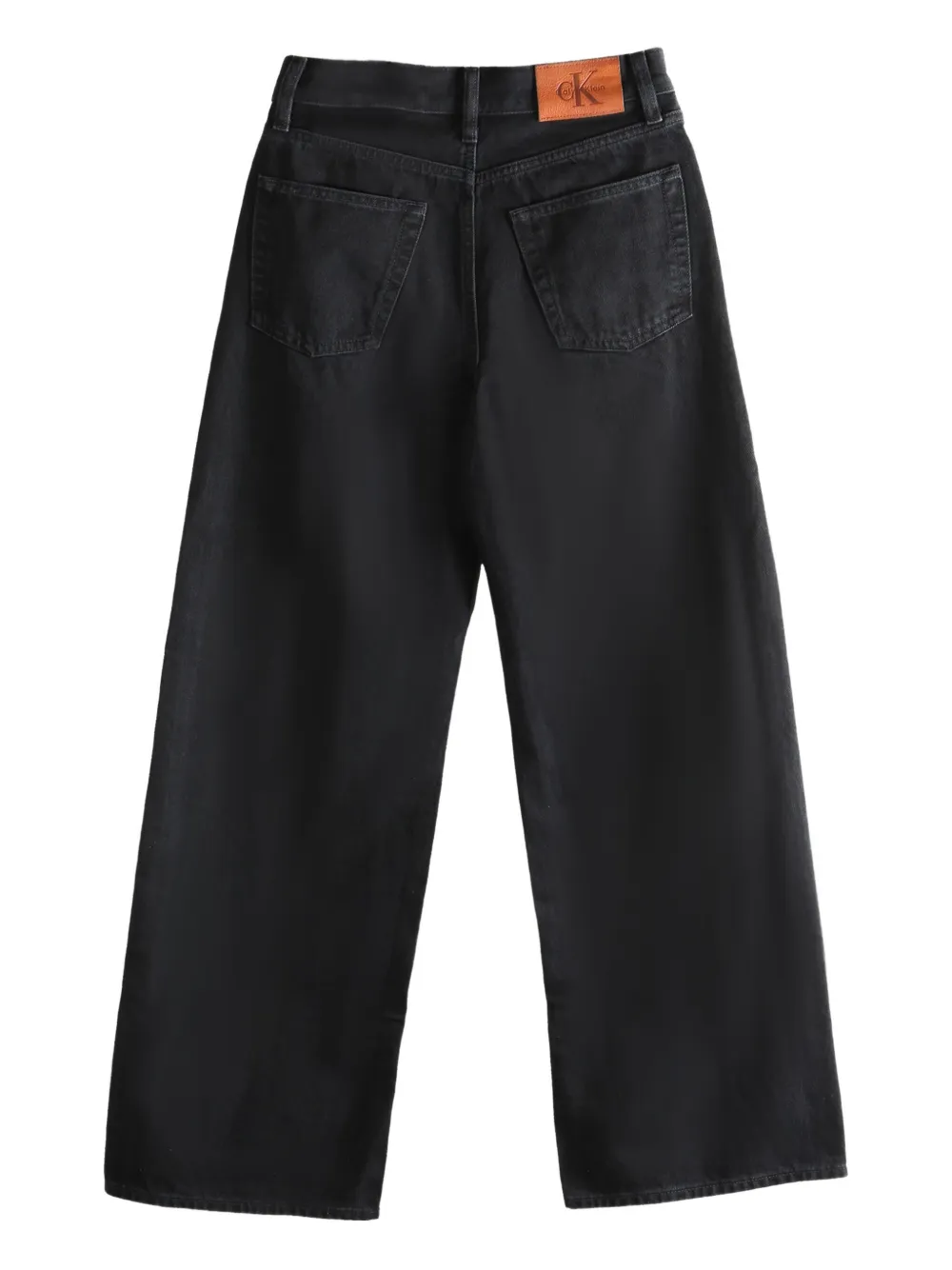 Calvin Klein Wide-leg Jeans In Black
