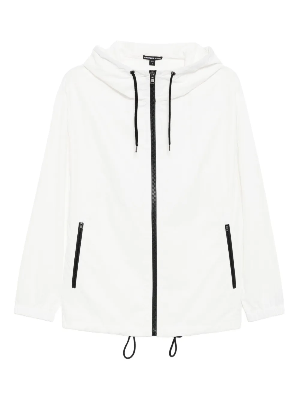 James Perse Textured Hood Jacket In Multi