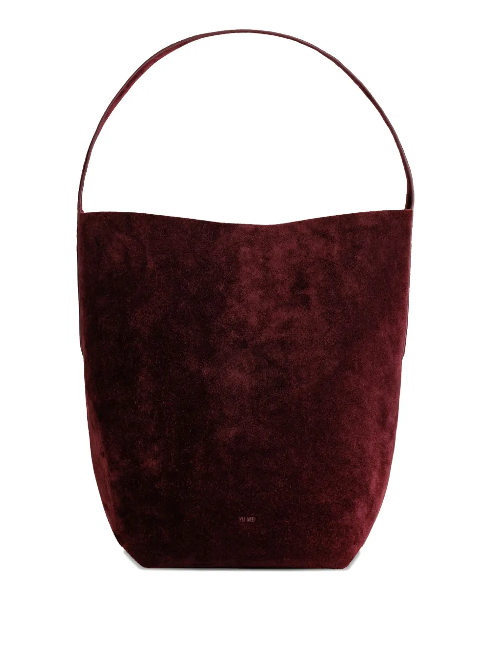 Yu Mei Teresa suede bucket bag | Red | Image 1