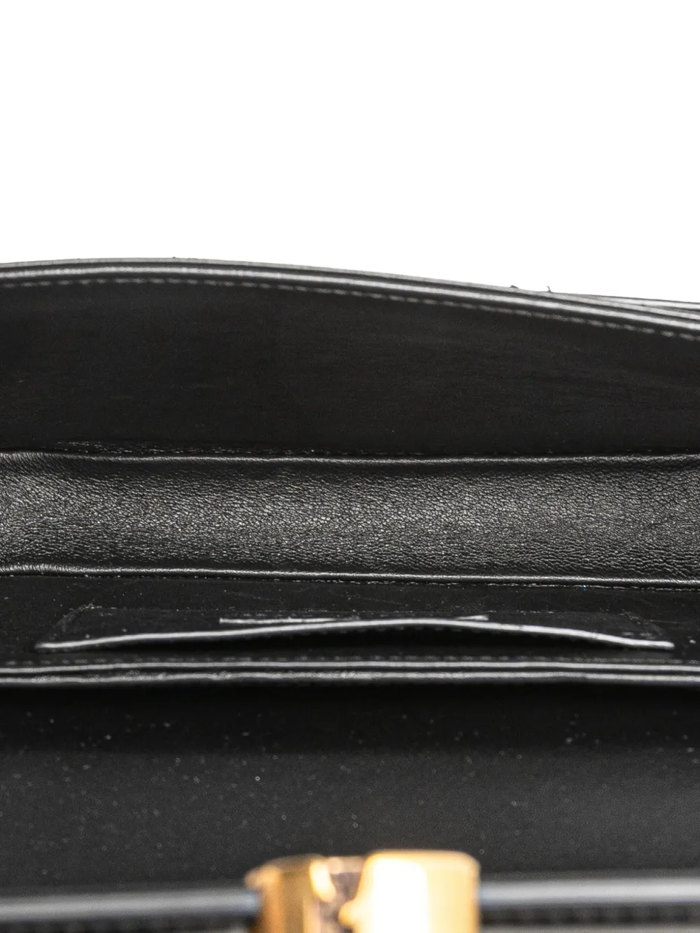 Pre-owned Saint Laurent 2022 Medium Calfskin Solferino Satchel In Box Crossbody Bag In Black