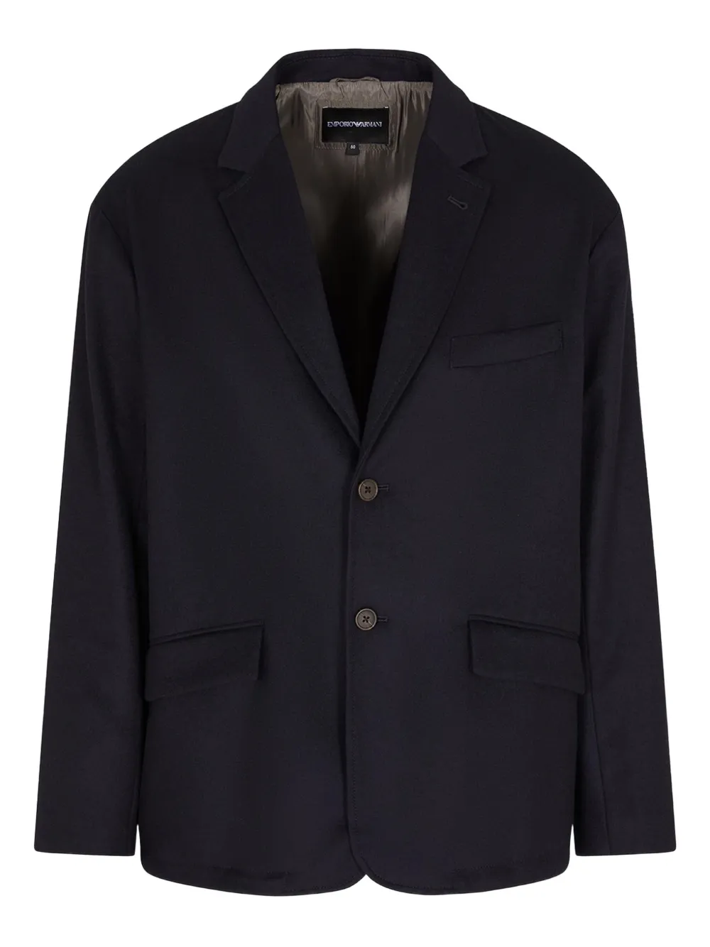 Emporio Armani button single-breasted blazer | Blue | Image 1