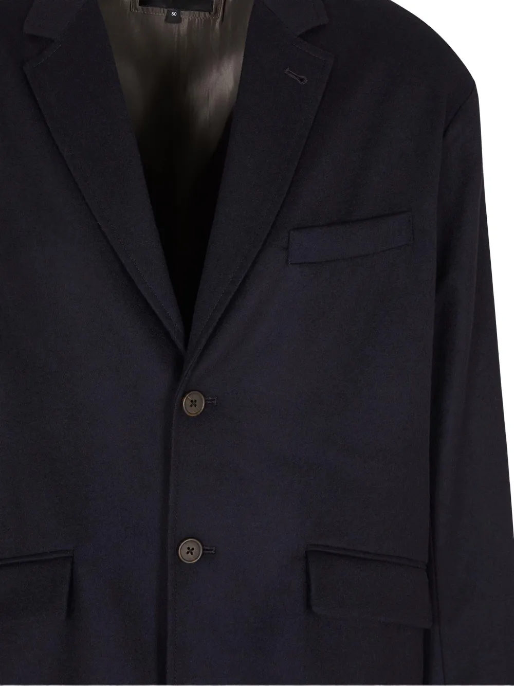Emporio Armani Blazer met enkele rij knopen Blauw