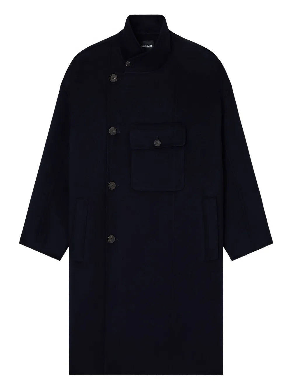Emporio Armani abrigo con doble botonadura | azul | Image 1