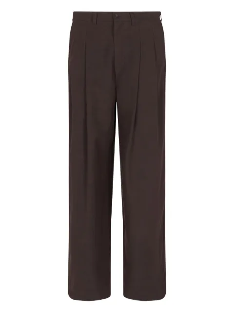 Emporio Armani pleated flap-pocket trousers