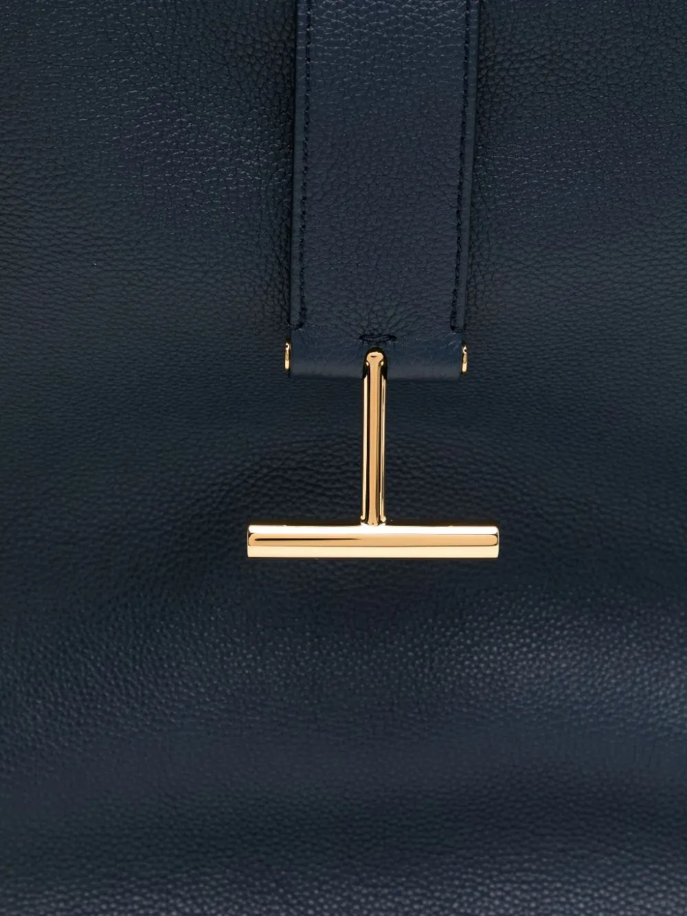 Tom Ford Large Tara T-bar Buckle Shoulder Bag In Blue