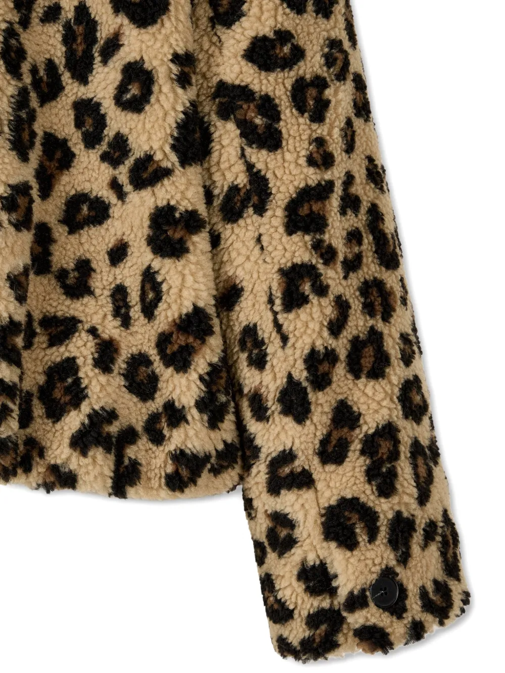 Studio Tomboy Leopard-pattern Hooded Jacket In Brown
