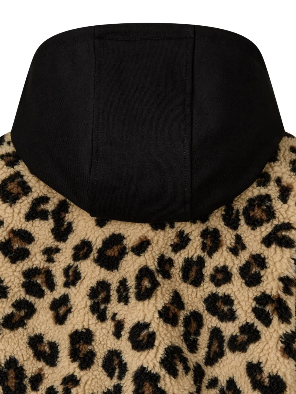 Studio Tomboy Leopard-pattern Hooded Jacket In Brown