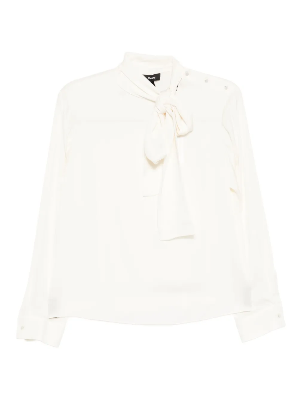 Theory Blusa in seta | toni neutri | Image 1