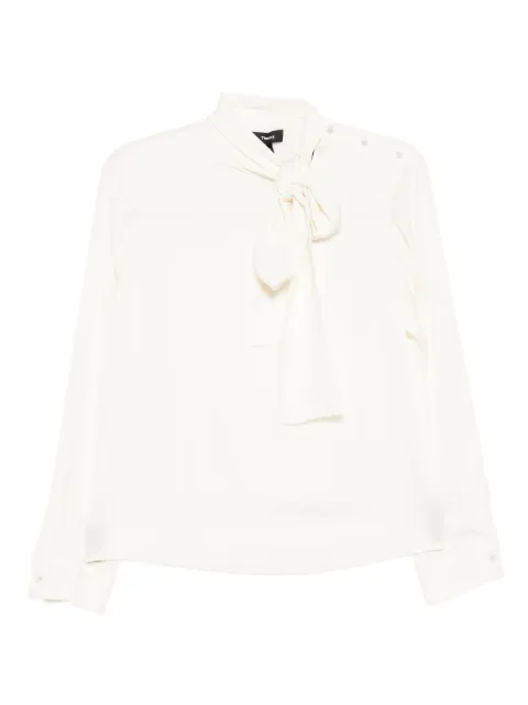 Theory silk blouse