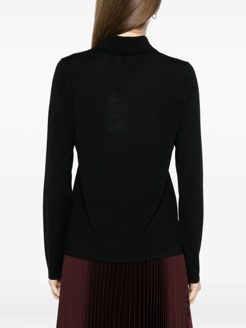 Theory Wollen blouse Zwart