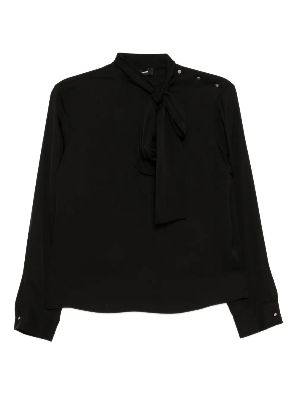 Theory silk blouse | Black | Image 1