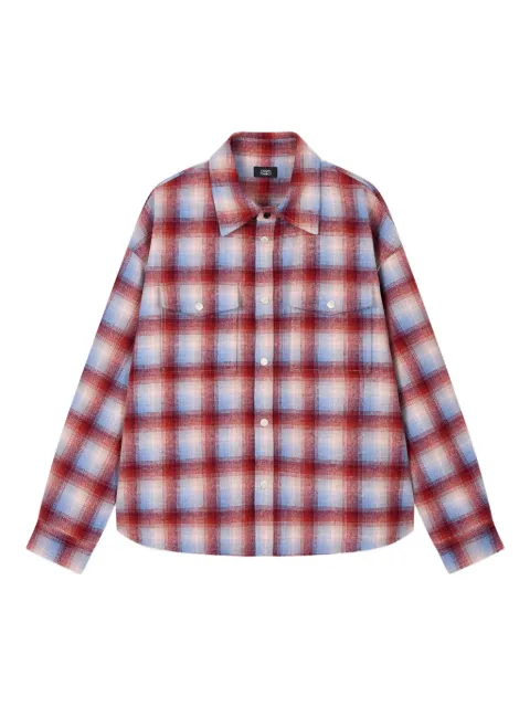 STUDIO TOMBOY checked-pattern shirt