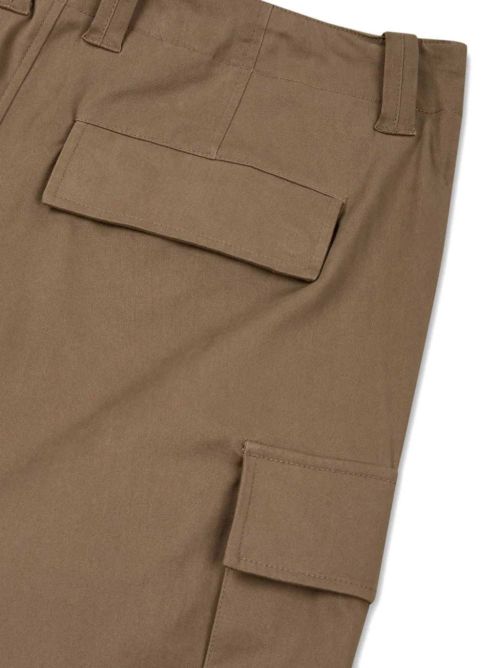 STUDIO TOMBOY Broek met cargo zak Bruin