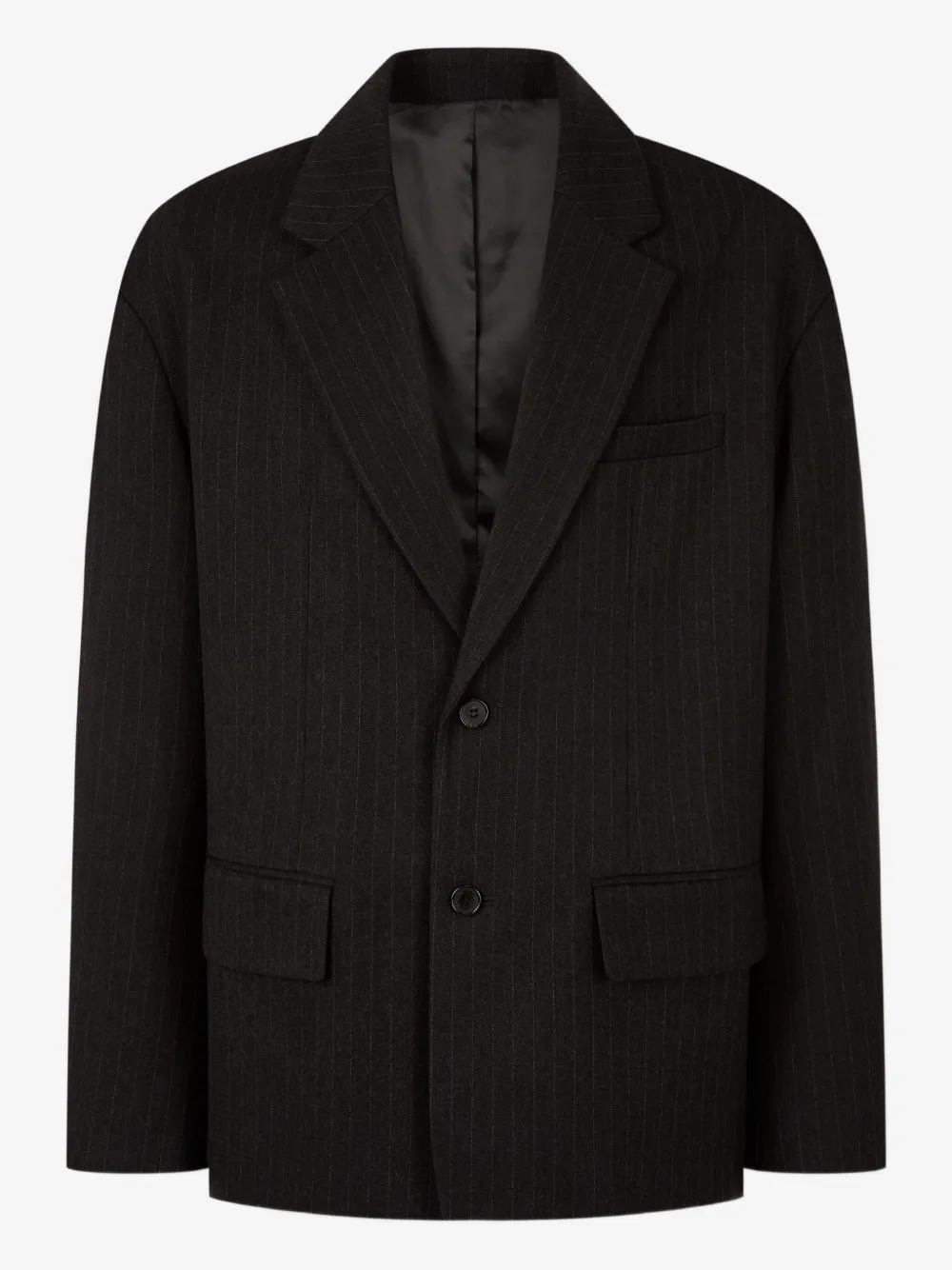 TOMBOY striped-pattern blazer | Black | Image 1
