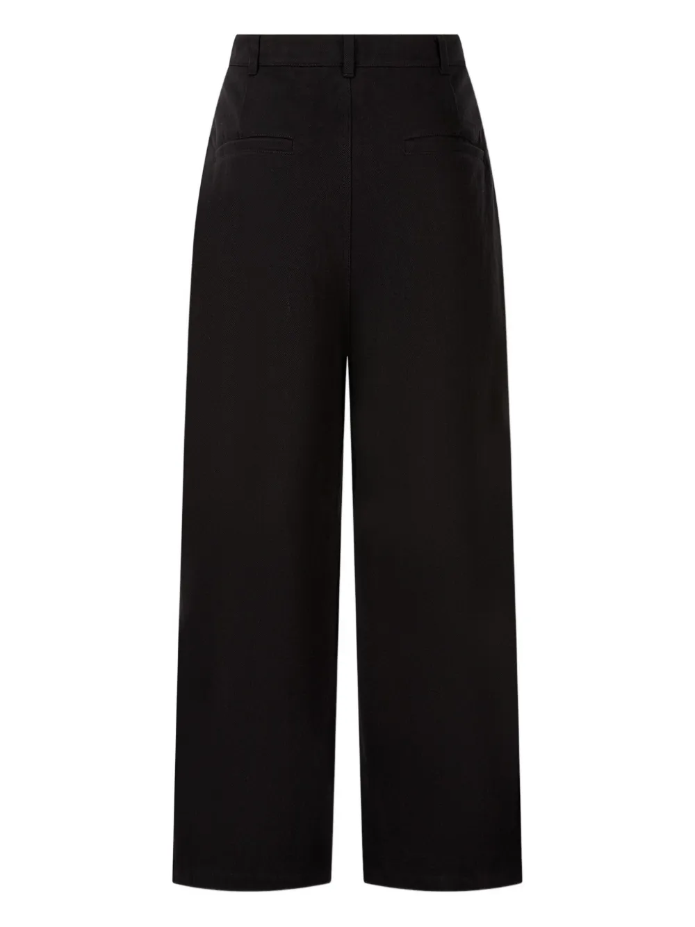 STUDIO TOMBOY button-detail cotton trousers - Zwart