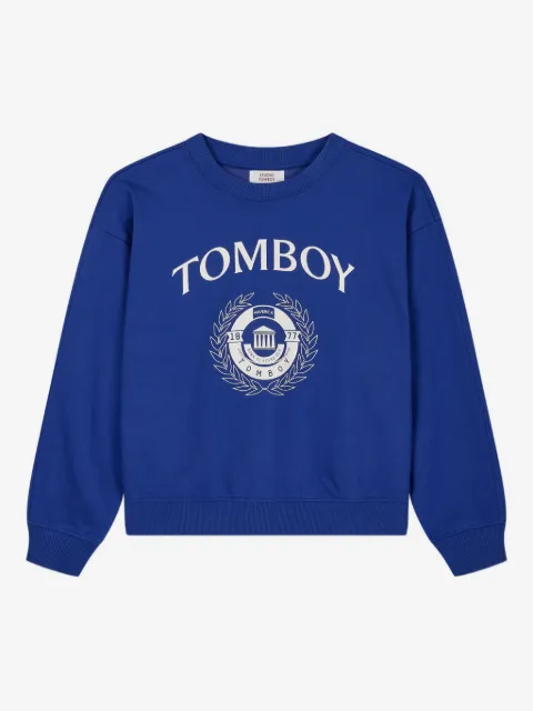 TOMBOY sweat en coton University à col rond