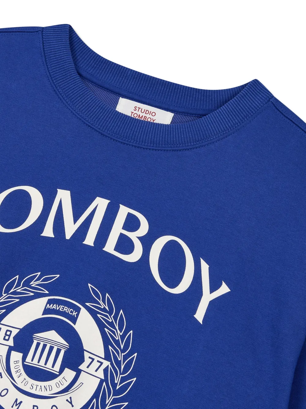 STUDIO TOMBOY University katoenen sweater Blauw