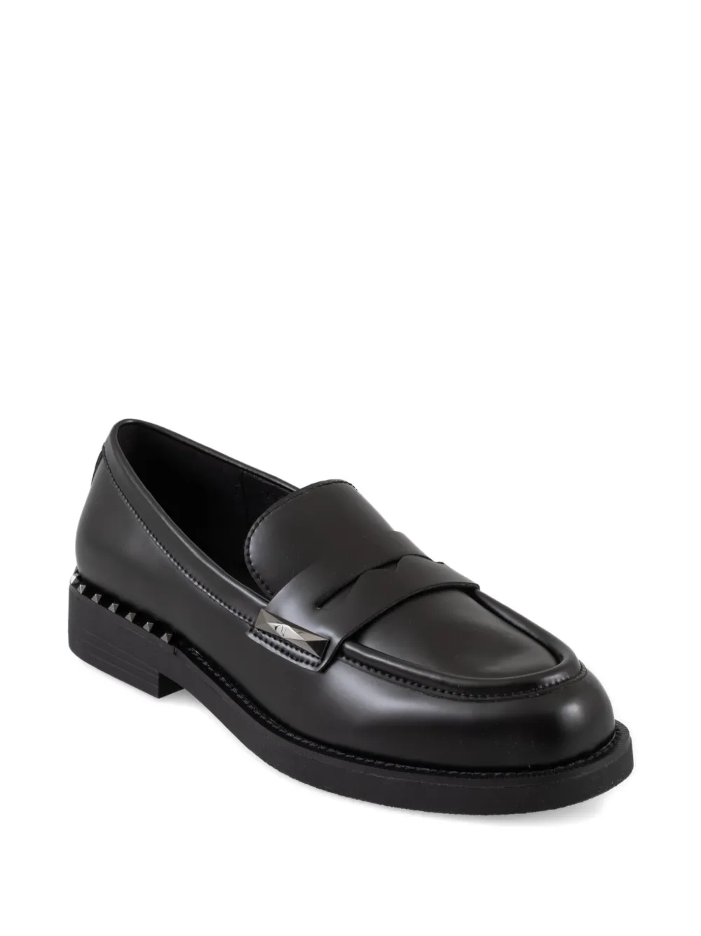 Ash Whisper loafers met studs - Zwart