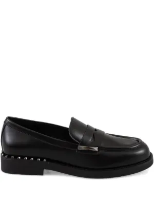 A.P.C. レザーローファー | ブラック | FARFETCH JP