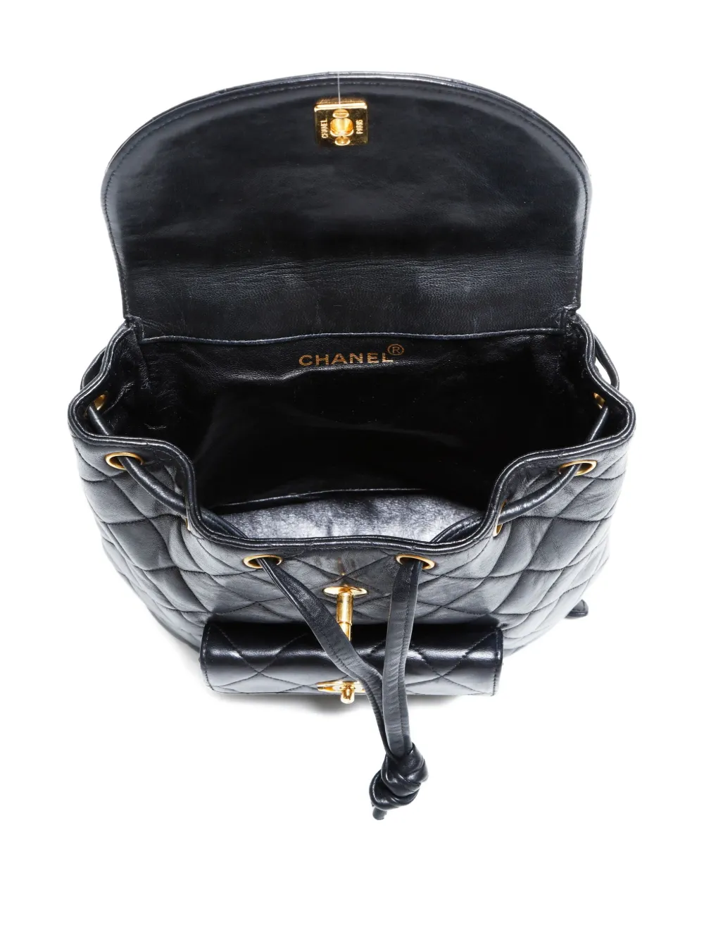 1989-1994 Diamond-Quilting Turn-Lock Backpack