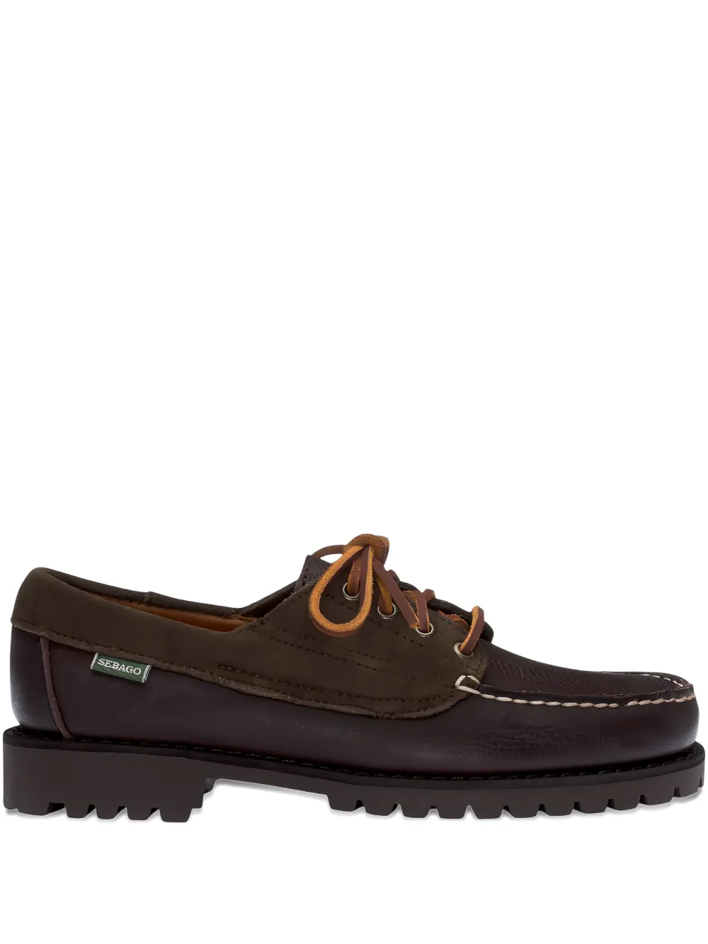 Sebago Askook Lug lace-up Derby shoes - Marrone