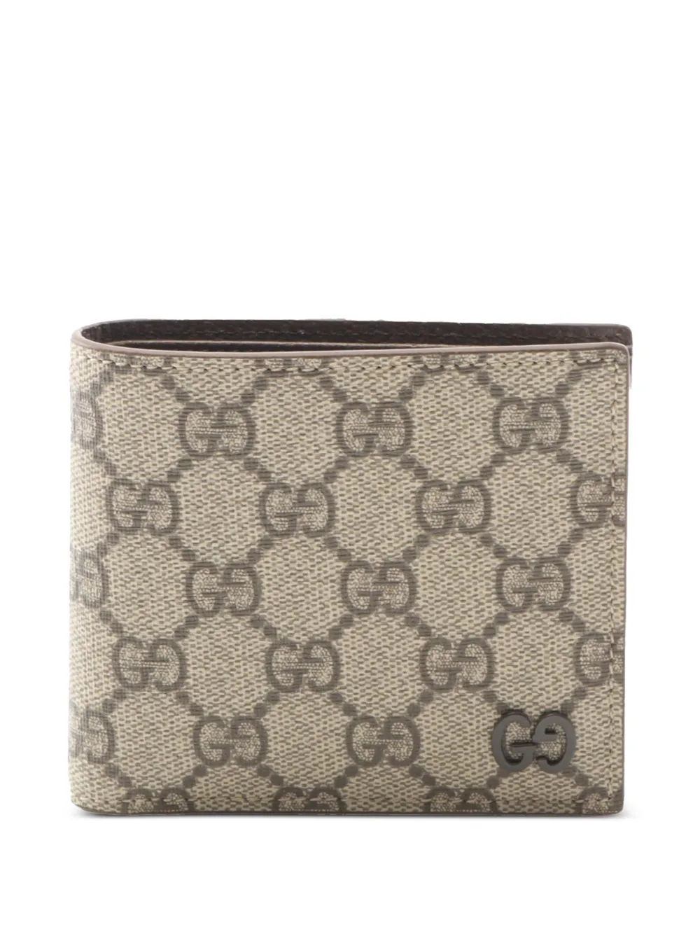 Gucci Pre-Owned 2016-2025 GG Supreme Bifold Wallet small wallets | Brown | Image 1