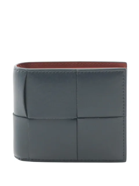 Bottega Veneta Pre-Owned cartera plegable Cassette de piel de becerro en Intreccio 2010-2025