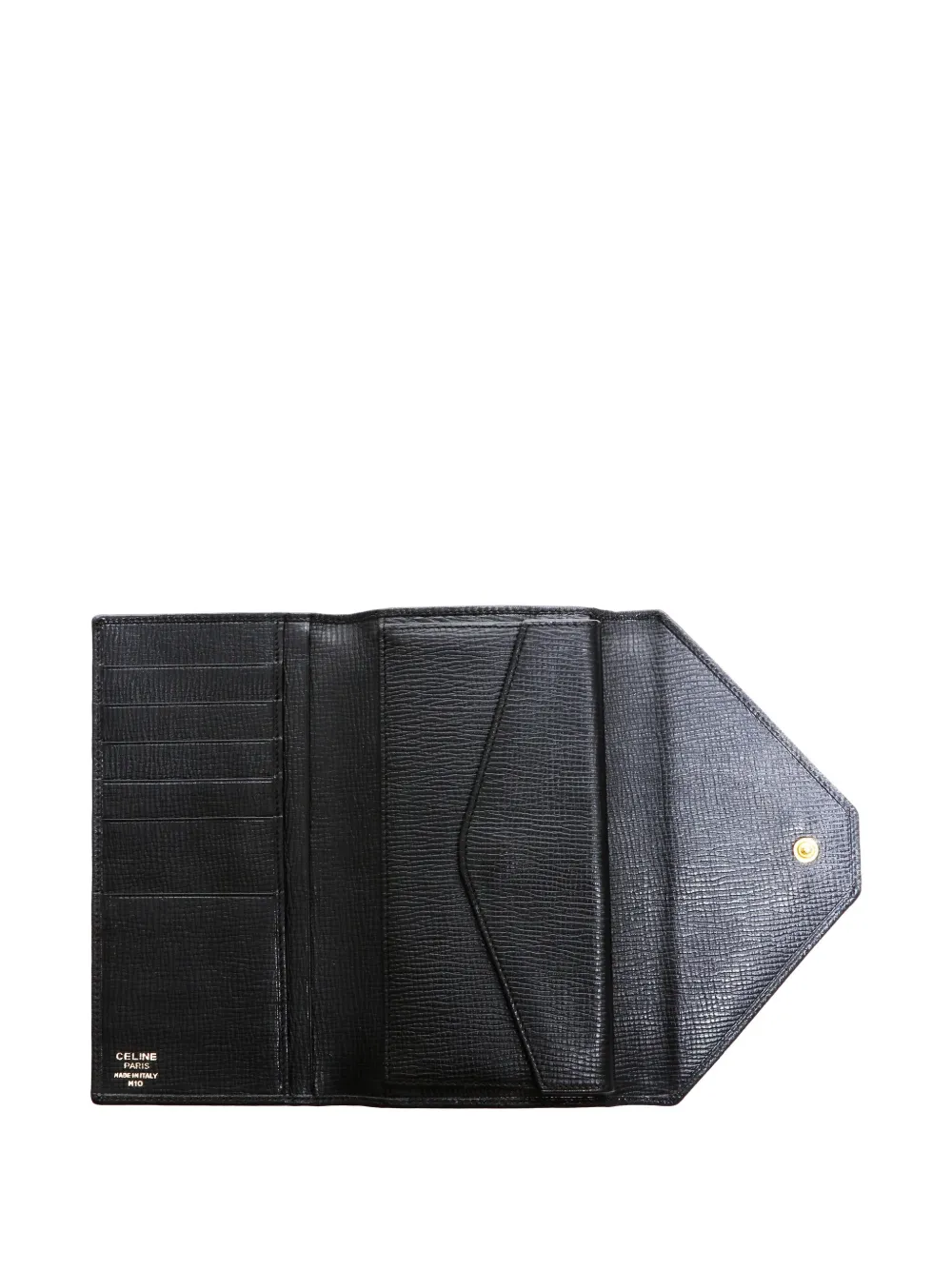Pre-owned Celine 1990-2010 Envelope Wallet In Black