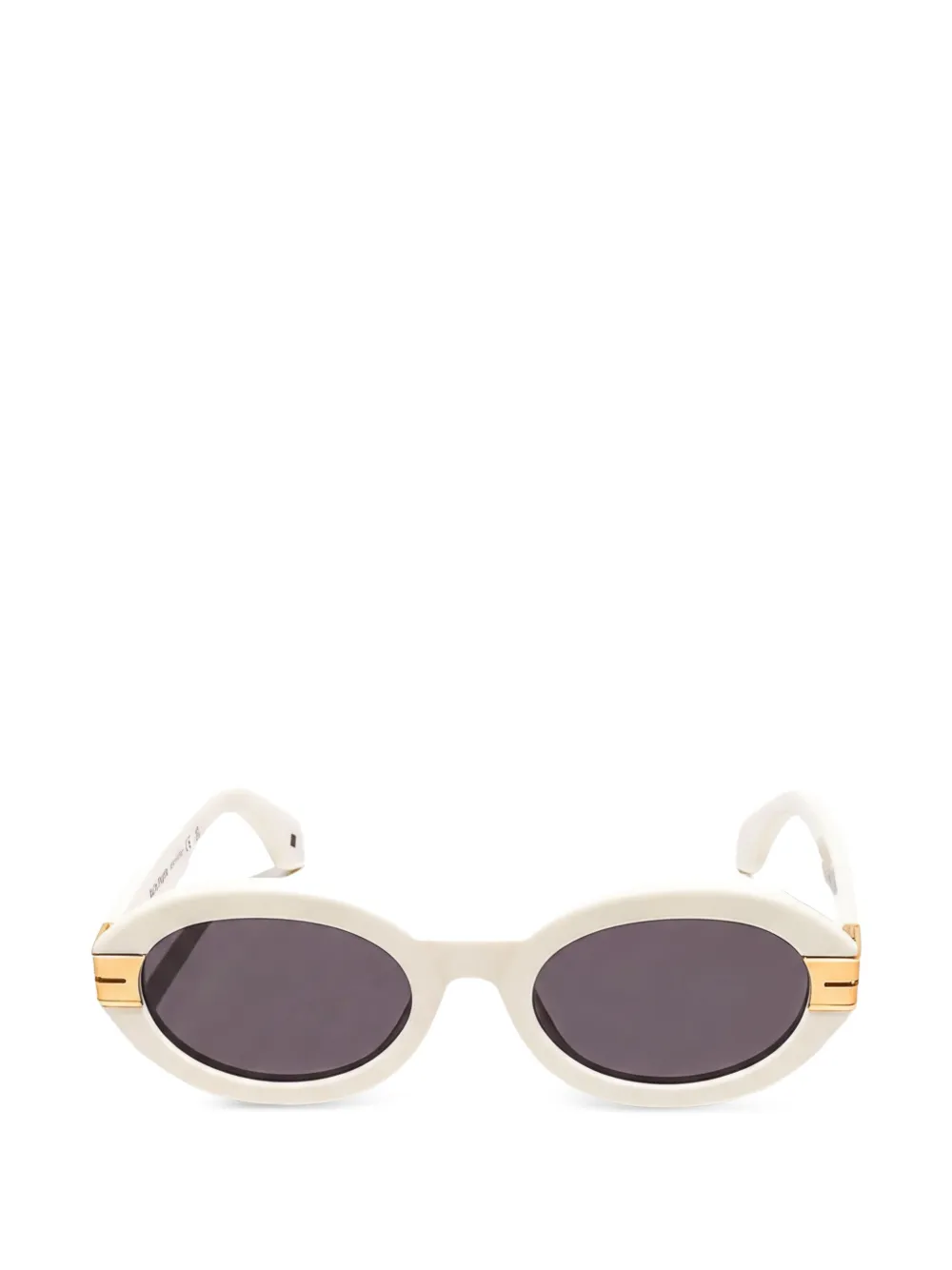 Palm Angels Eyewear oval-frame sunglasses - Bianco