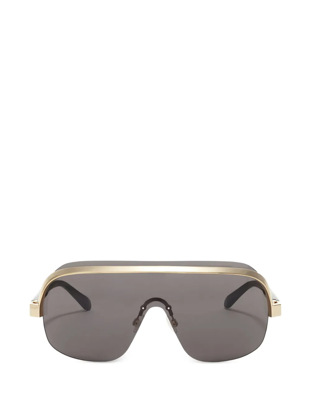 Palm Angels Eyewear King rimless sunglasses - Gold