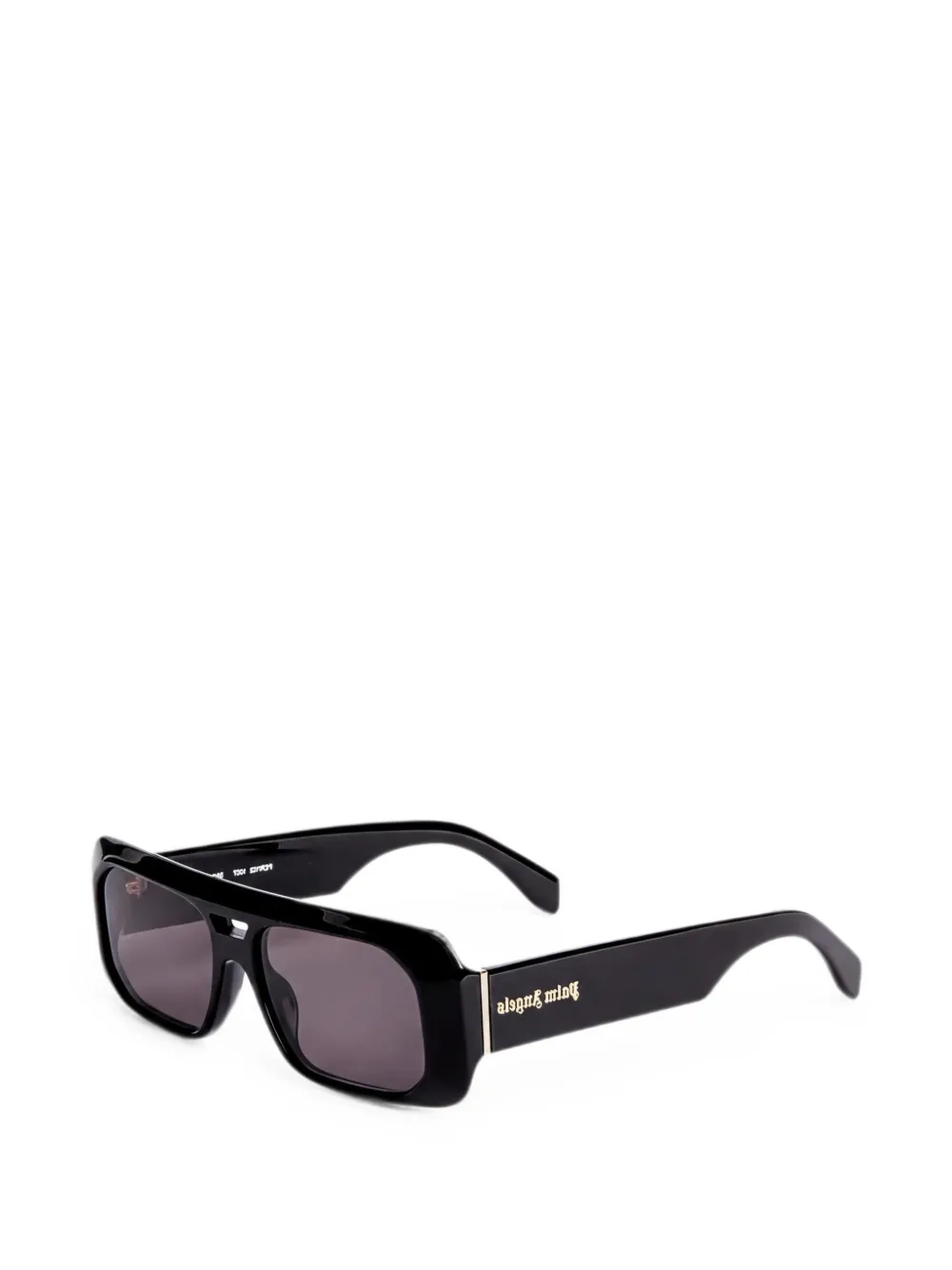 Palm Angels Eyewear logo-print sunglasses Zwart