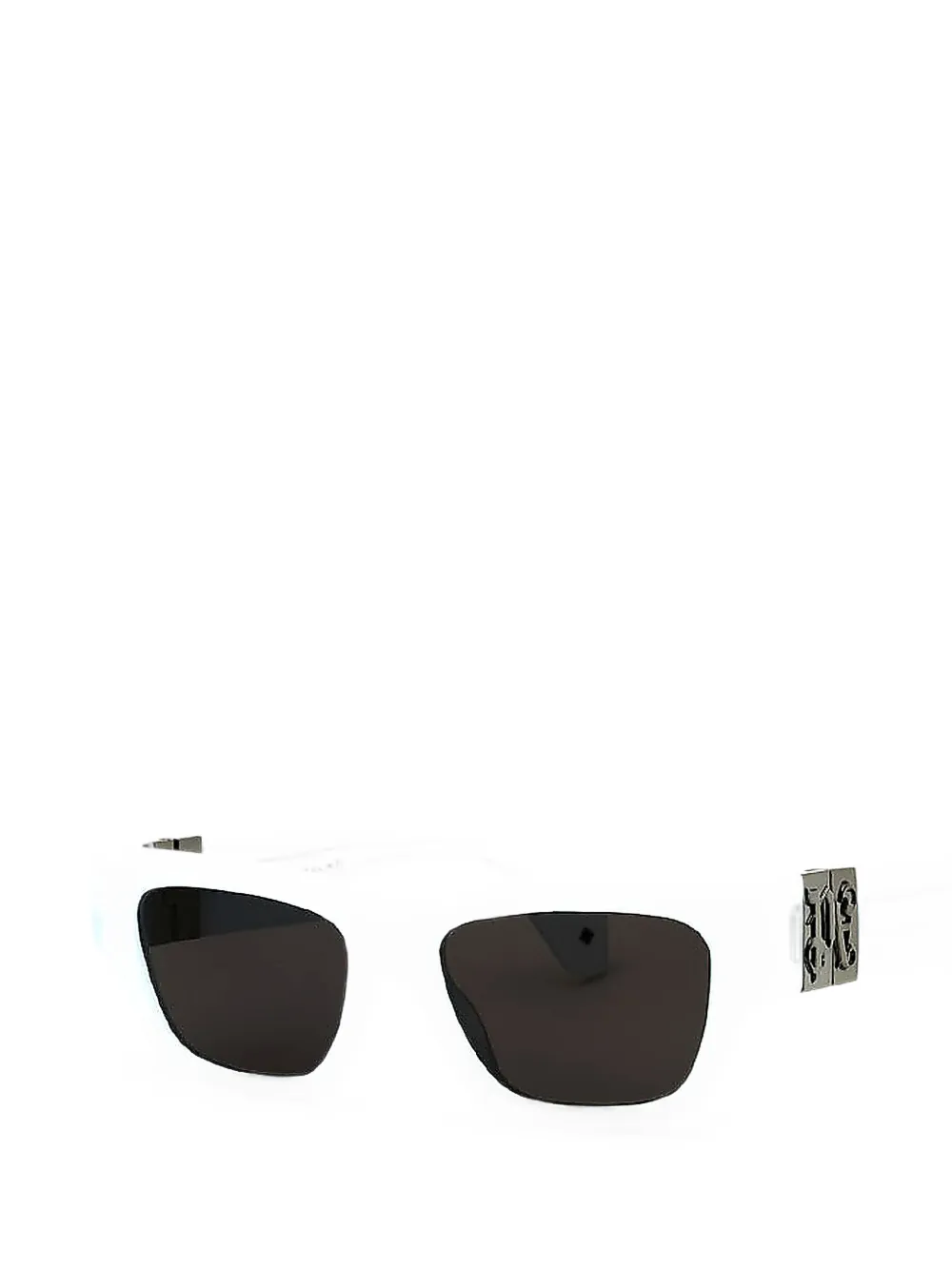 Palm Angels Eyewear Magnolia rectangle-frame sunglasses Blauw