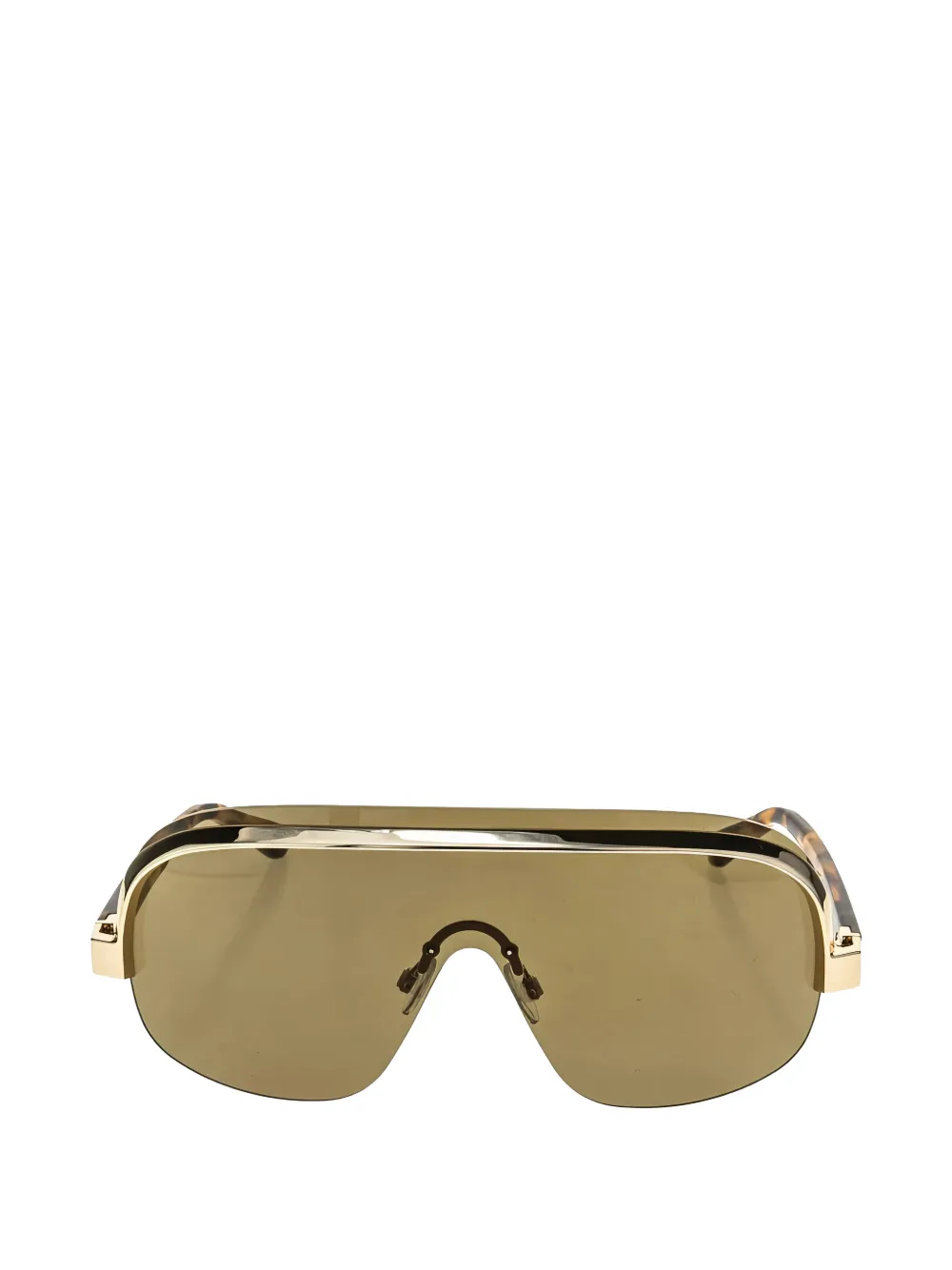 Palm Angels Eyewear King rimless sunglasses - Gold