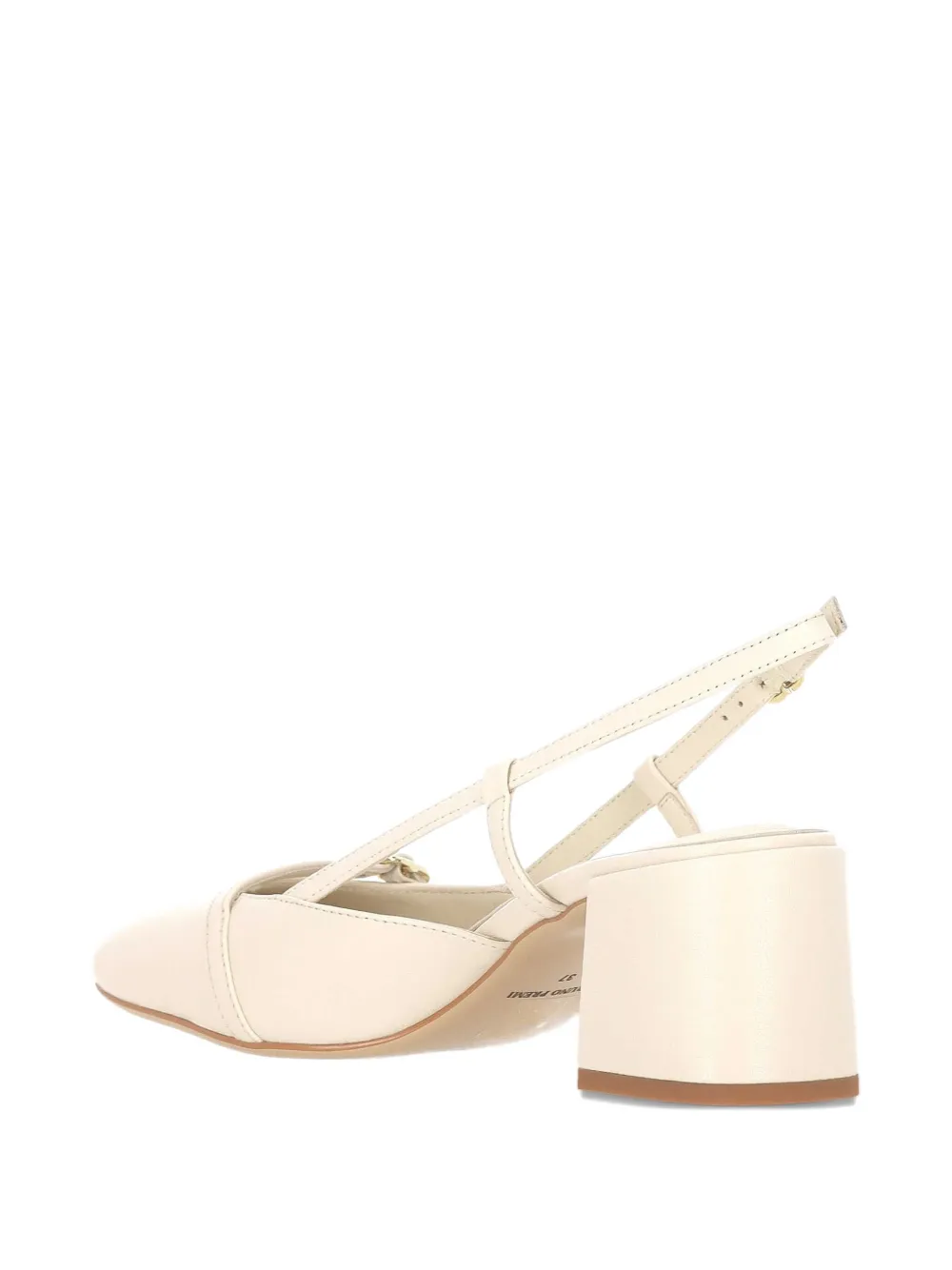 Bruno Premi 65mm Cobo Aveo Sling-back Pumps In Neutral
