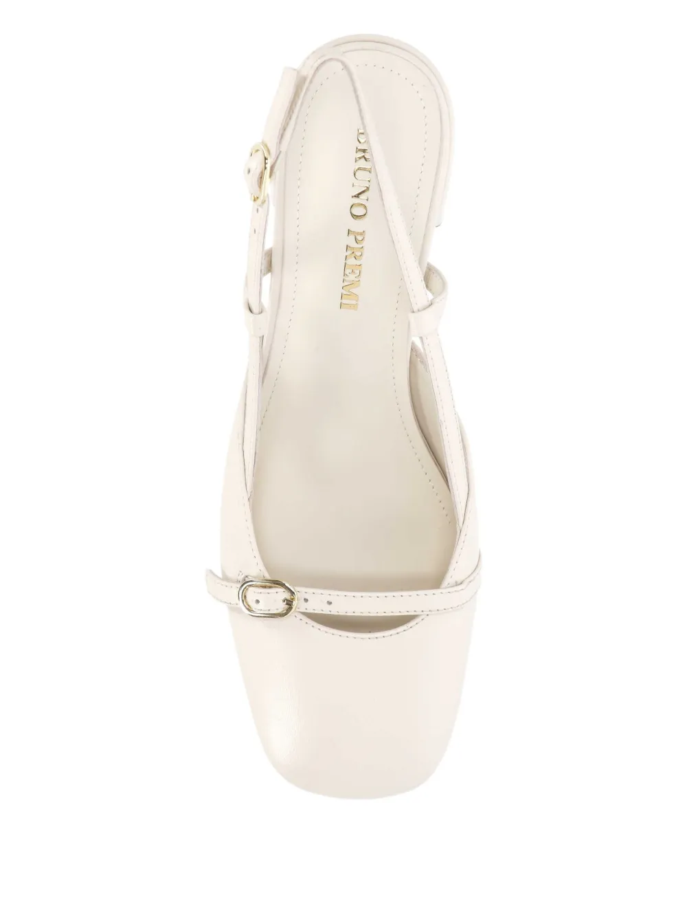 Bruno Premi 65mm Cobo Aveo Sling-back Pumps In Neutral
