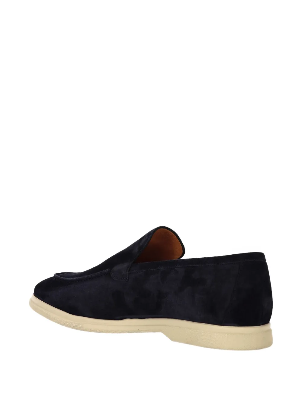Ortigni X Cuccuini Suede Loafers In Blue